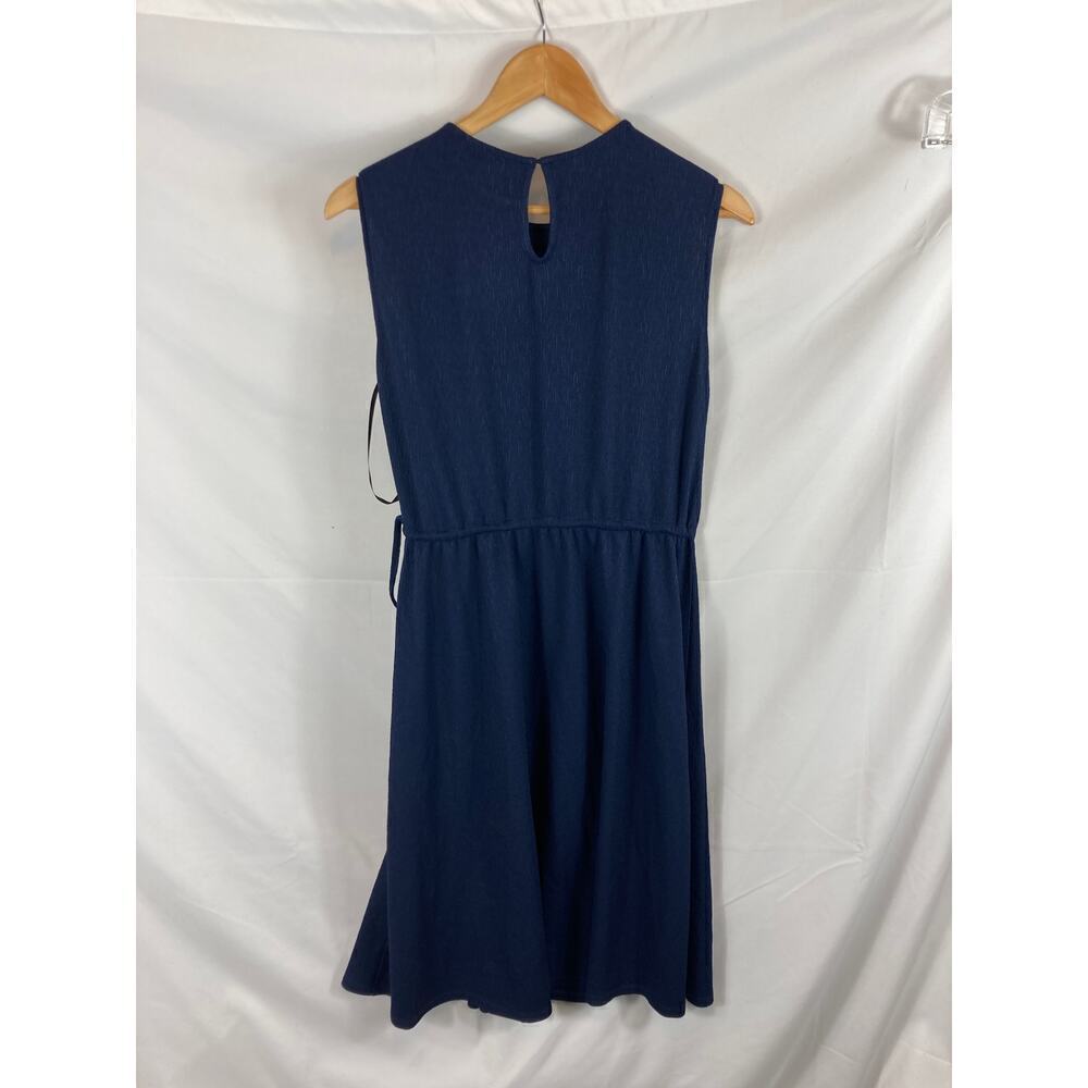 NWT Maggy London Navy Tie Waist Sleeveless Dress size 8 - Picture 5 of 5